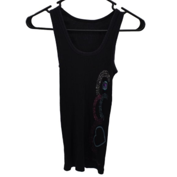 Roxy Black Tank Top Size Medium - Picture 1 of 8